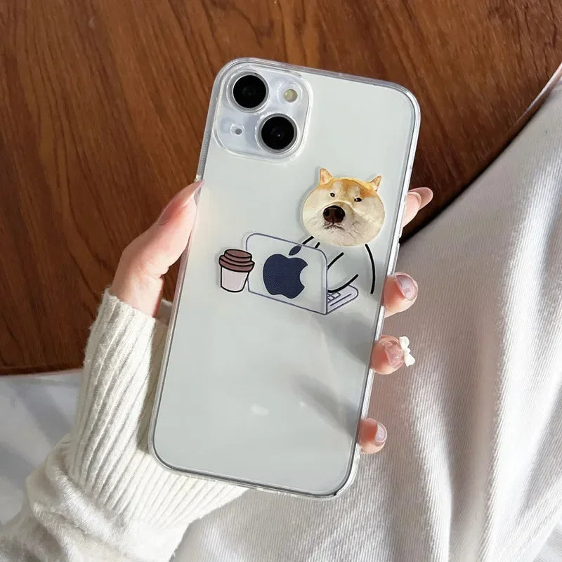 Work 'n' Whiskers IPhone Case