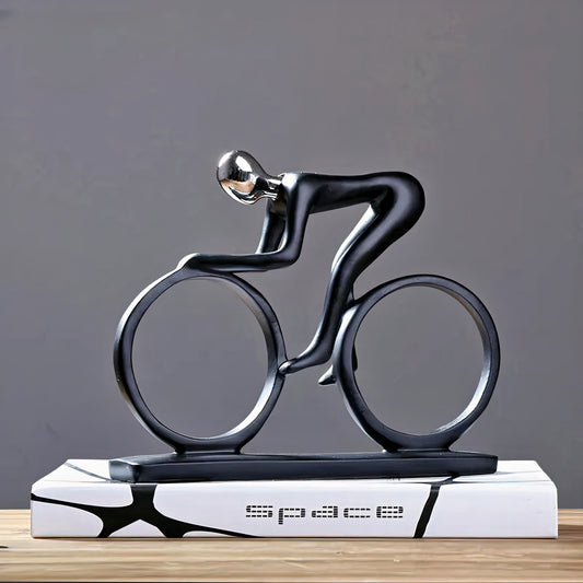 Avenue - Modern Cyclist Statue